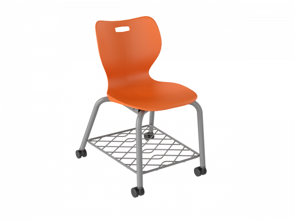 Alphabet Chair w/Rack & Casters
